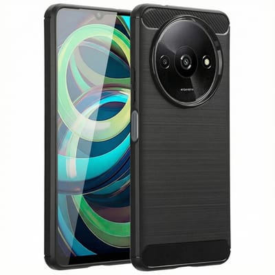 imoshion Hoesje - Geschikt voor Xiaomi Redmi A3 - Brushed Backcover - Zwart