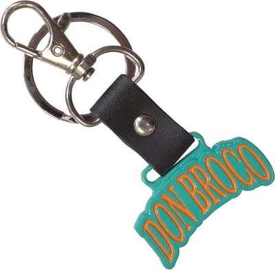 Don Broco - Orange Logo Sleutelhanger - Groen/Oranje