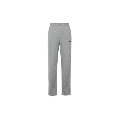 Pantalon de sport Nike Therma Fleece Logo Confort Tricot Homme Pantalon Gris Foncé Noir 932254-063 M gray