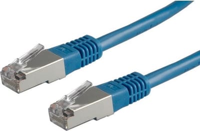 ROLINE FTP patchkabel Cat5e blauw 10m