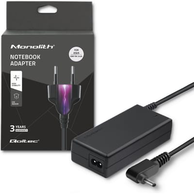 Qoltec laptopstroomadapter voor Asus 65W |   19V |   3.42A |   4.0*1.35 |   Stroomkabel