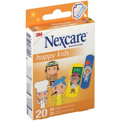 3M Nexcare Happy Kids Beroepen 20 Pleisters Assortiment N0920PR Pleister