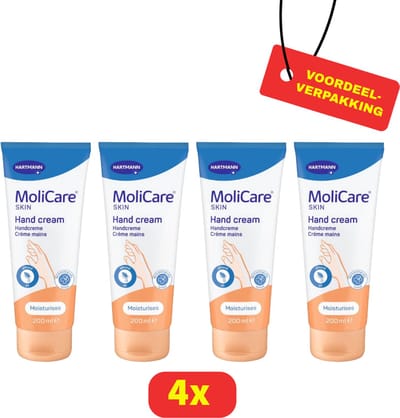 Molicare Skin Handcrème - 4 x 200 ml - Voordeelverpakking