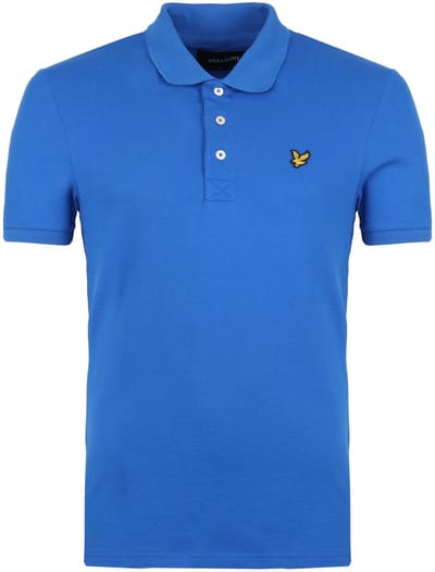 Lyle and Scott Blauw Polo - Maat XS - Heren