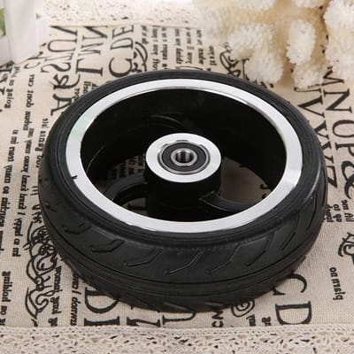 Draaibaar achterwiel voor Mini Opvouwbare Elektrische Step - 5.5 Inch Solid Achterwiel - Duurzaam en Stevig