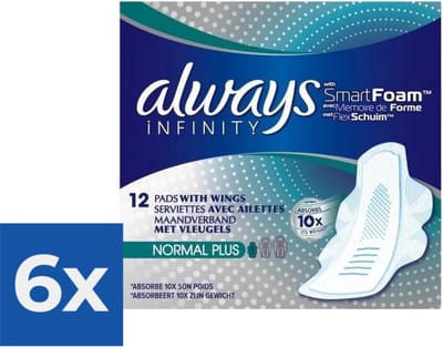 Always Maandverband - Infinity Normal - Voordeelverpakking 6 stuks