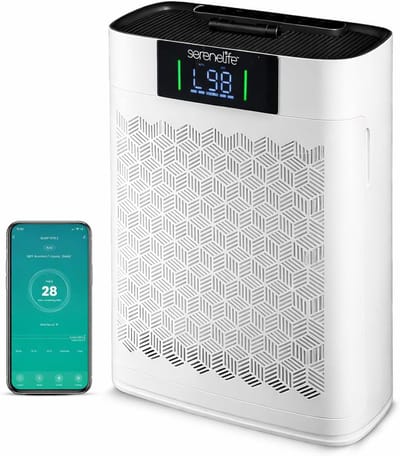 Luchtreiniger HEPA – Smart WiFi Luchtreiniger – Ultra Stil – Voor Grote Ruimtes – Tot 50 m²