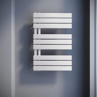 Witte Badkamerradiator Handdoekdroger 762x500 mm - Paneel voor Warme Handdoeken