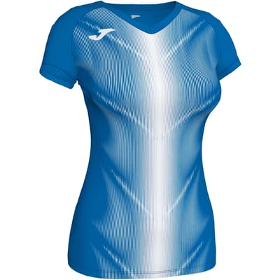 Joma Olimpia T-shirt Met Korte Mouwen Wit,Blauw XL Vrouw
