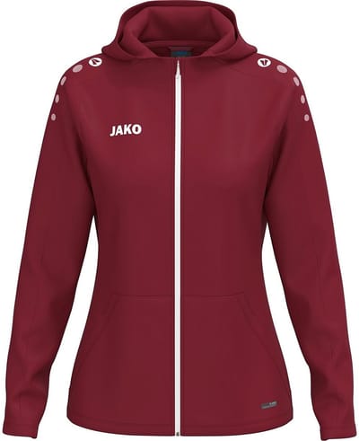 Jako One Jas Met Kap Dames - Bordeaux | Maat: 46/48