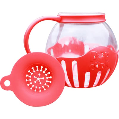 3-in-1 Deksel Maatbeker Kernen Vaatwasserbestendig Temperatuurbestendig Glas Magnetron Micro-Pop Popcorn Popper Borosilicaatglas