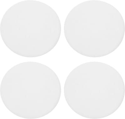 Deurstoppers Wandbescherming - Deurbumpers - Muren Beschermen - Zelfklevend PVC - 4 Stuks 80mm - Wit