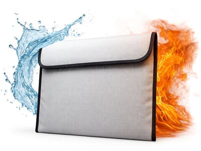 Documentenmap A4 Dossiermap Brandwerend en Waterafstotend - Grijs