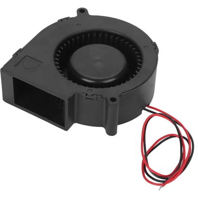 12V 2.85A BBQ Ventilator Luchtblazer voor Barbecue Picknick Camping Vuur Houtskoolstarter black