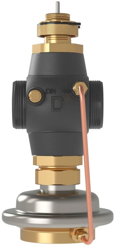 Danfoss Volumestroomregelaar, met stelaandrijving AVQM DN32, Kvs 12,5 PN25,GGG-40,3, G13/4A, 003H6753