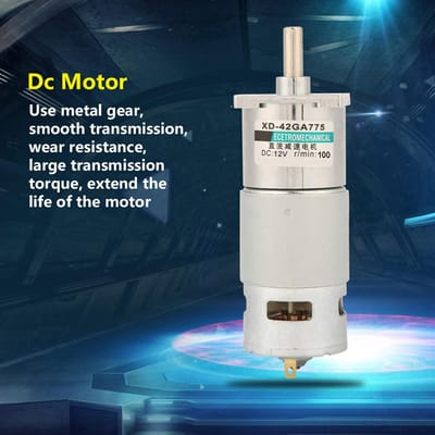 XD 42GA775 Micro DC-reductiemotor Snelheidsregeling CW CCW DC-motor(100RPM12V)