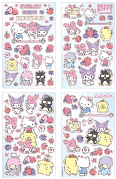 Sanrio Sticker Pack Hello Kitty & Friends 02 Everyday