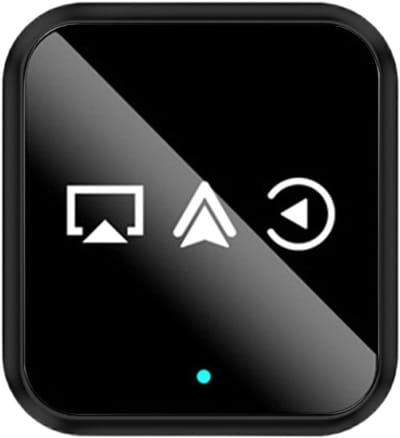Draadloze Autoadapter - Scherm Converter - Auto Infotainment Upgrade - Plug and Play Installatie - 8x8x3 cm - Zwart