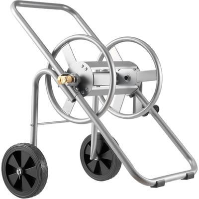 Slanghaspelwagen, Houdt tot 175 voet 5/8 slang vast (Slang niet inbegrepen), Tuinslangkarren Mobiele Gereedschappen met Wielen, Heavy Duty Poedergecoat Staal