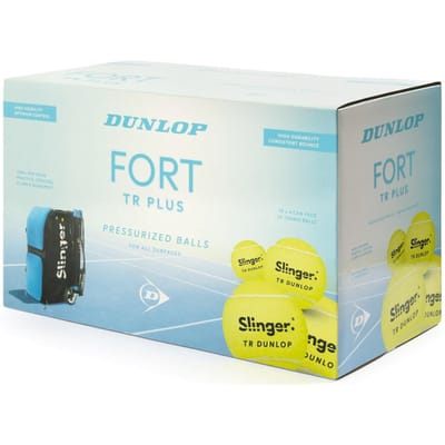 Dunlop Fort Slinger Tennisballen - Doos met 18 blikjes - 4 ballen/blik