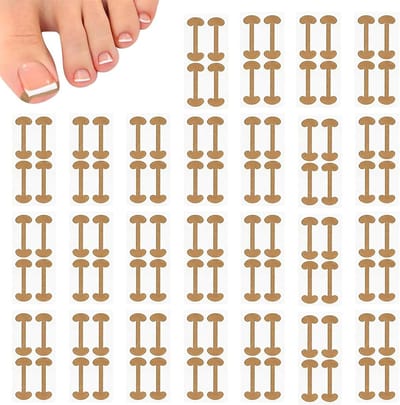 Set van 100 Zelfklevende Patches voor Ingroeiende Teennagels - Teennagelcorrectie, Pedicure en Voetverzorging