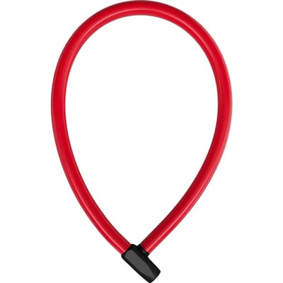 ABUS kabelslot 4408K - 65 cm lange staalkabel met kunststof omhulsel - fietsslot met ABUS-Security Level 2 - rood
