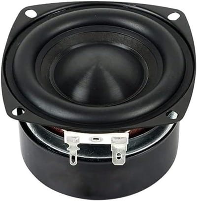 Woofer Luidspreker - Hifi Subwoofer - Muziek Luisteren - Keramische Kap - 3 Inch - Zwart