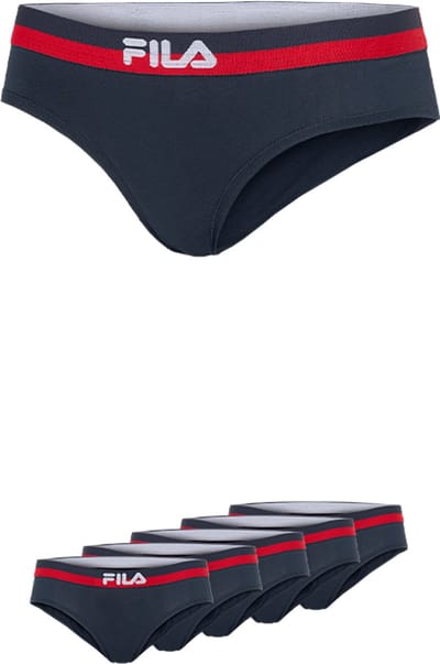 Fila Urban Brief Slip Gekleurde Waistband - Maat XS - 5 Pack - Navy