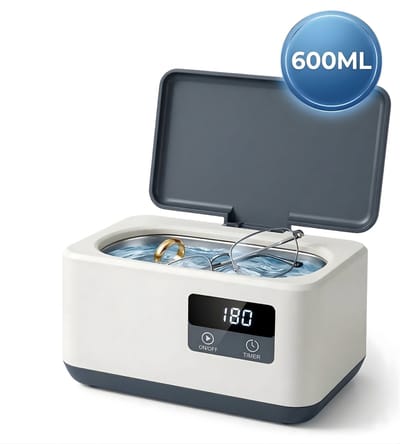 Livista Ultrasoon Reiniger - Ultrasonic Cleaner - 600 ML - Reinigingsapparaat voor Sieraden en Brillen