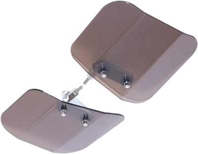 Zijwind deflectoren voor Ho/n*da GL1800 en F6B, ABS zwart en bruin, optimale bescherming tegen wind en weer, eenvoudig te installeren