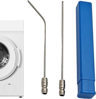 Hogedrukreiniger Sproeierset - Naaldtips Gereedschap - Efficiënt Reinigen - Roestvrij Staal - 13.8 x 4 cm - Zilver