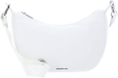 MANDARINA DUCK Leren schoudertas Mellow Leather Hobo Bag Blanc wit