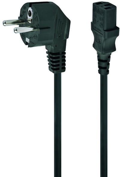 Gembird PC-186 1.8m CEE7-4 C14 stekker Zwart electriciteitssnoer