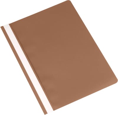 Q-CONNECT snelhechtmap, A4, bruin 25 stuks