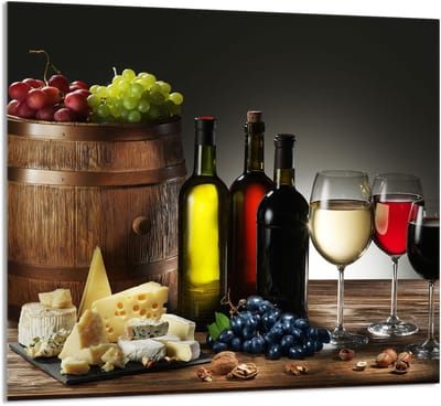 TMK ArtDeko - Glazen Paneel - 65x60 cm - Veiligheidsglas - Veelzijdig Gebruik