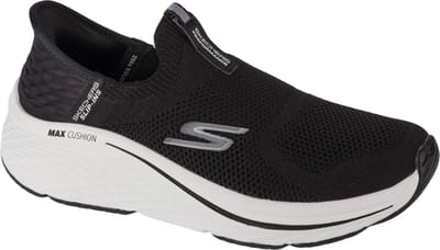 Skechers Slip-Ins Max Cushioning Elite 2.0 - Eternal 129611-BKW, Vrouwen, Zwart, Hardloopschoenen,Sportschoenen, maat: 35,5