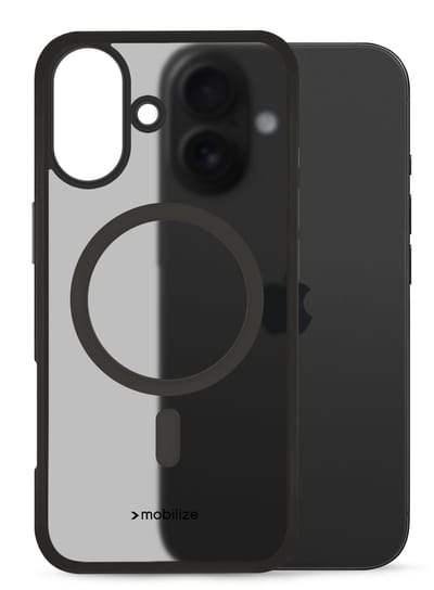 Mobilize Hoesje geschikt voor Apple iPhone 17 MagSafe Telefoonhoesje Hardcase | Mobilize Hybrid Pro Backcover Shockproof | Geschikt voor MagSafe | Geschikt voor Draadloos Opladen met Magnetische Ring | Geschikt voor MagSafe Case - Zwart