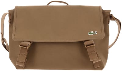 LACOSTE schoudertas tabletzak Messenger Bag Cookie bruine