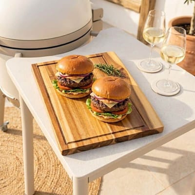 Barbecue snijplank - 40x29x3cm - Acacia - Rechthoekig - 4shine