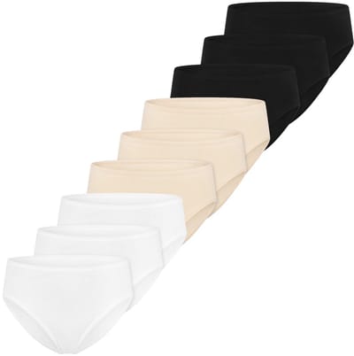 Schiesser Dames slip / onderbroek 9 pack Essentials Cotton