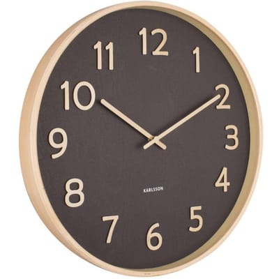 Wandklok Pure hout | KARLSSON