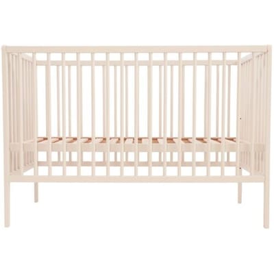 Prénatal Ledikant Elfin - Babykamer - Ronde spijl - Ecru - 60 x 120 cm