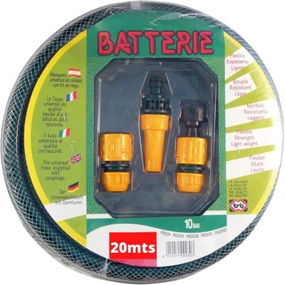 Tuinslang Set - Water Slang - Tuin Besproeien - UV-bestendig - 20 meter - Groen