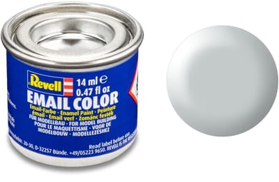Revell Hobbyverf Enamel verf - #371 Light Grey - Satin - RAL7035 - Enamel - Verf potje - 14 ml