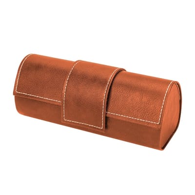 Jhubersproducts - Extra Grote Harde Zonnebrillenhoes - Oversized Organizer - Bruin - Zonnebril Etui - Compatibel met Diverse Modellen - Ideaal voor Be