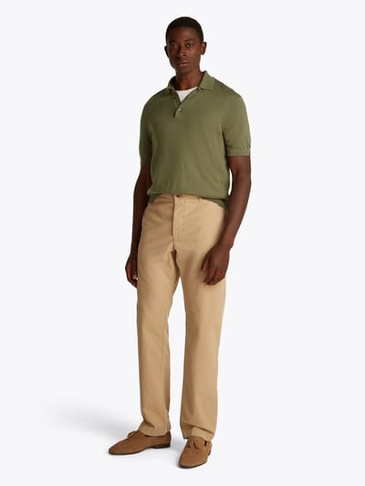 Tommy Hilfiger poloshirt korte mouw groen