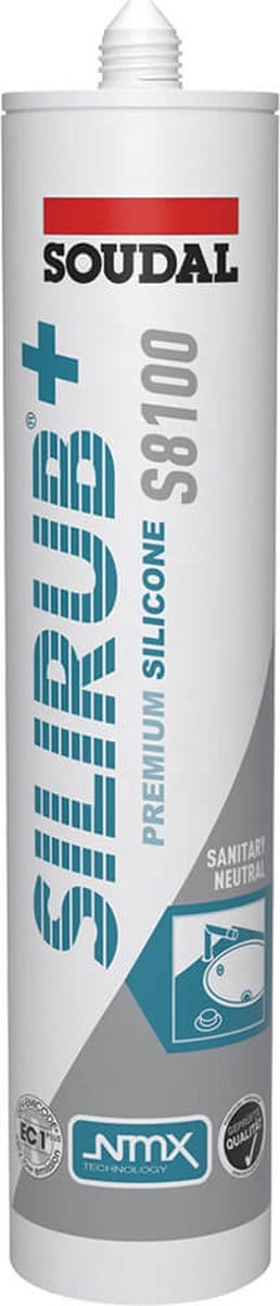 Soudal Silirub S8100 300 ml Wit