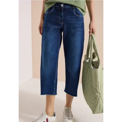 3/4 Wide Legs jeans in Loose Fit