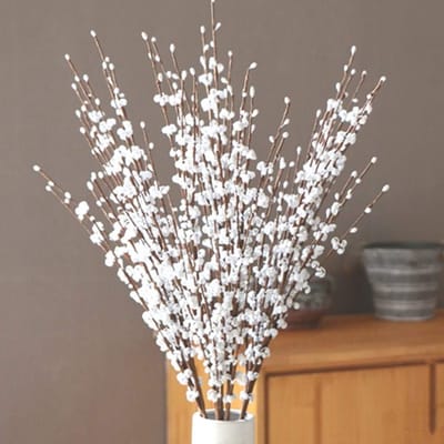 12 Stuks Lange Stelen Kunstmatige Jasmijn Bloemen - Nepplant Boeket voor Thuis, Kantoor en Bruiloften - Perfect voor Decoratie en DIY Projecten