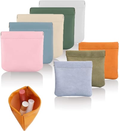 Waterdichte Mini Cosmetica Tas voor Make-up, Sieraden en Hoofdtelefoons - 8 Delige Set in Meerdere Kleuren